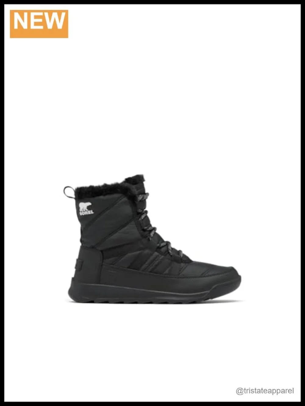 Waterproof Lace Up Snow Boots for Women Faux Fur Calf High Winter Shoes